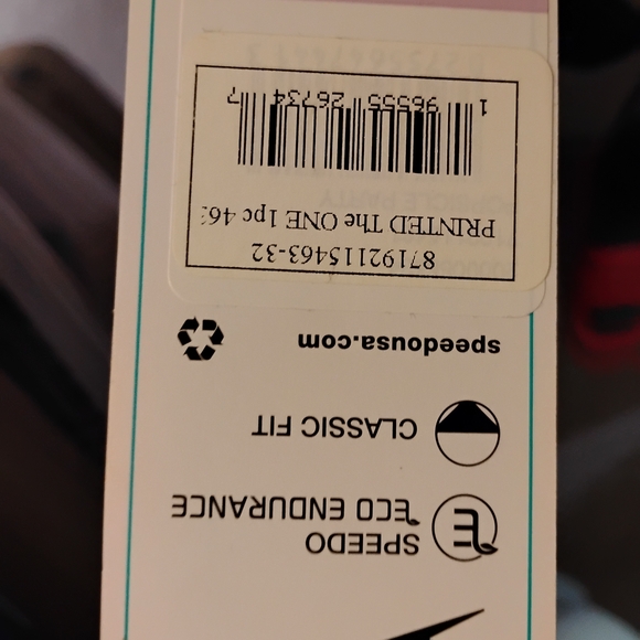 Speedo Vibrant Striped One Piece Swimsuit - Picture 6 of 7